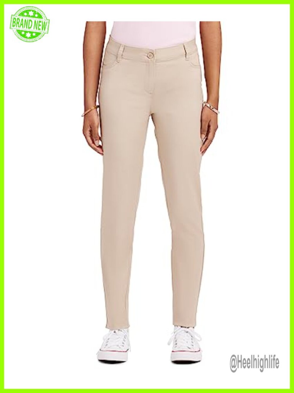 Stretch Jegging with Faux Pockets - Women's Uniform Pants